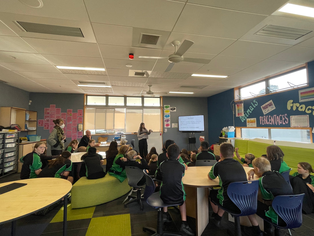 Mushborn held a very successful and great workshop at Riverhead School.