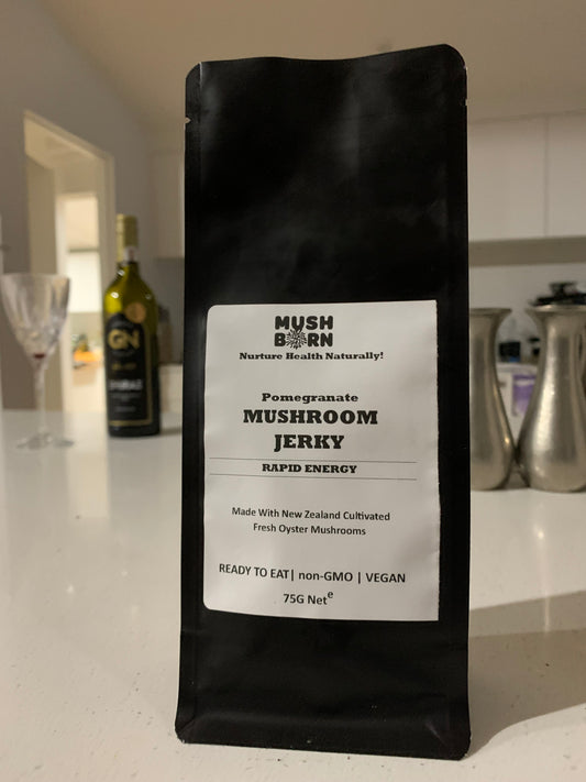 Pamegranate Mushroom Jerky
